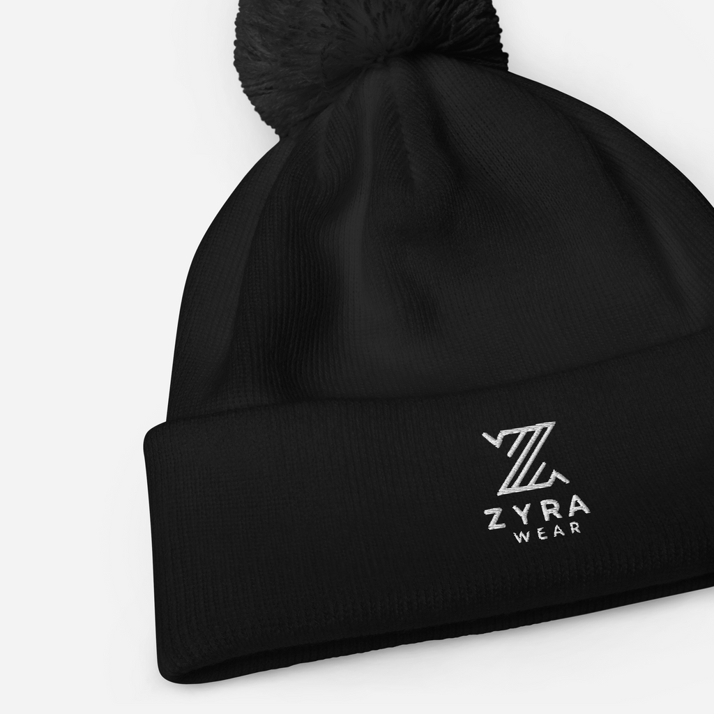ZyraWear Classic Pom-Pom Beanie — Signature Edition