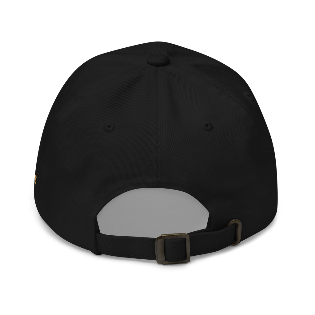 ZyraWear Relentless Dad Hat — Premium Gold Embroidered Edition