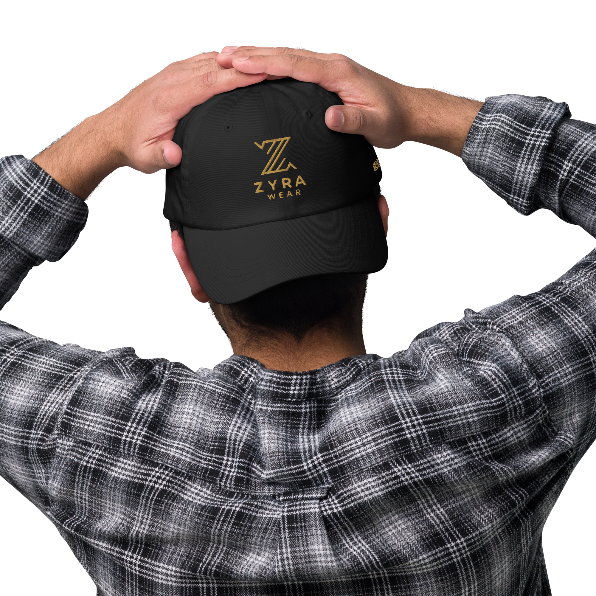 ZyraWear Relentless Dad Hat — Premium Gold Embroidered Edition