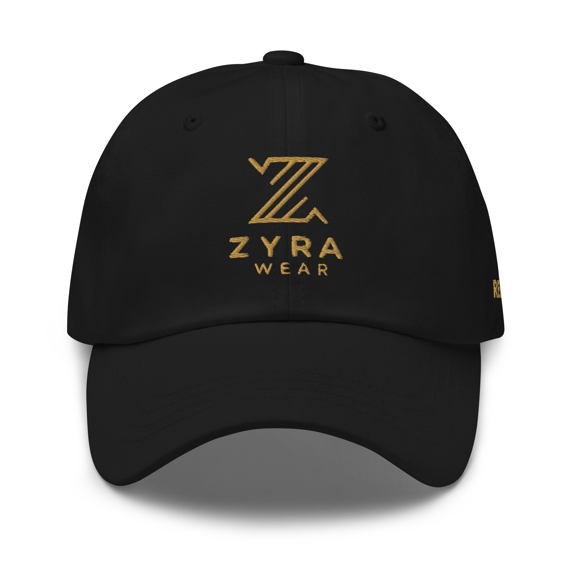 ZyraWear Relentless Dad Hat — Premium Gold Embroidered Edition
