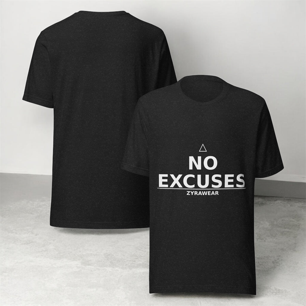 No Excuses Premium Motivational Tee – For Relentless Entrepreneur