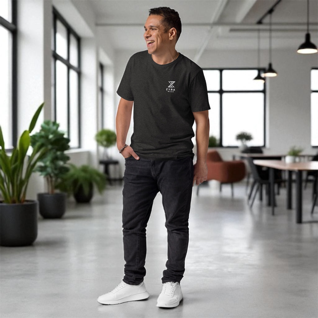 Vision. Action. Results. Premium Organic Tee – For Leaders Who Make It Happe