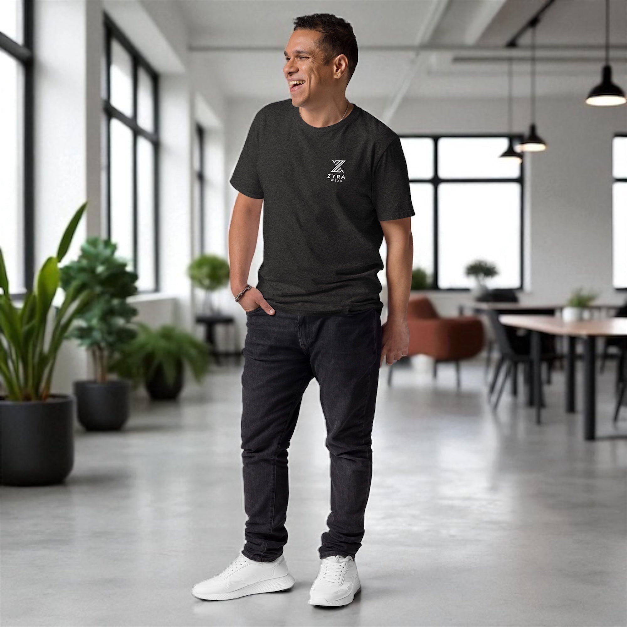 Vision. Action. Results. Premium Organic Tee – For Leaders Who Make It Happe