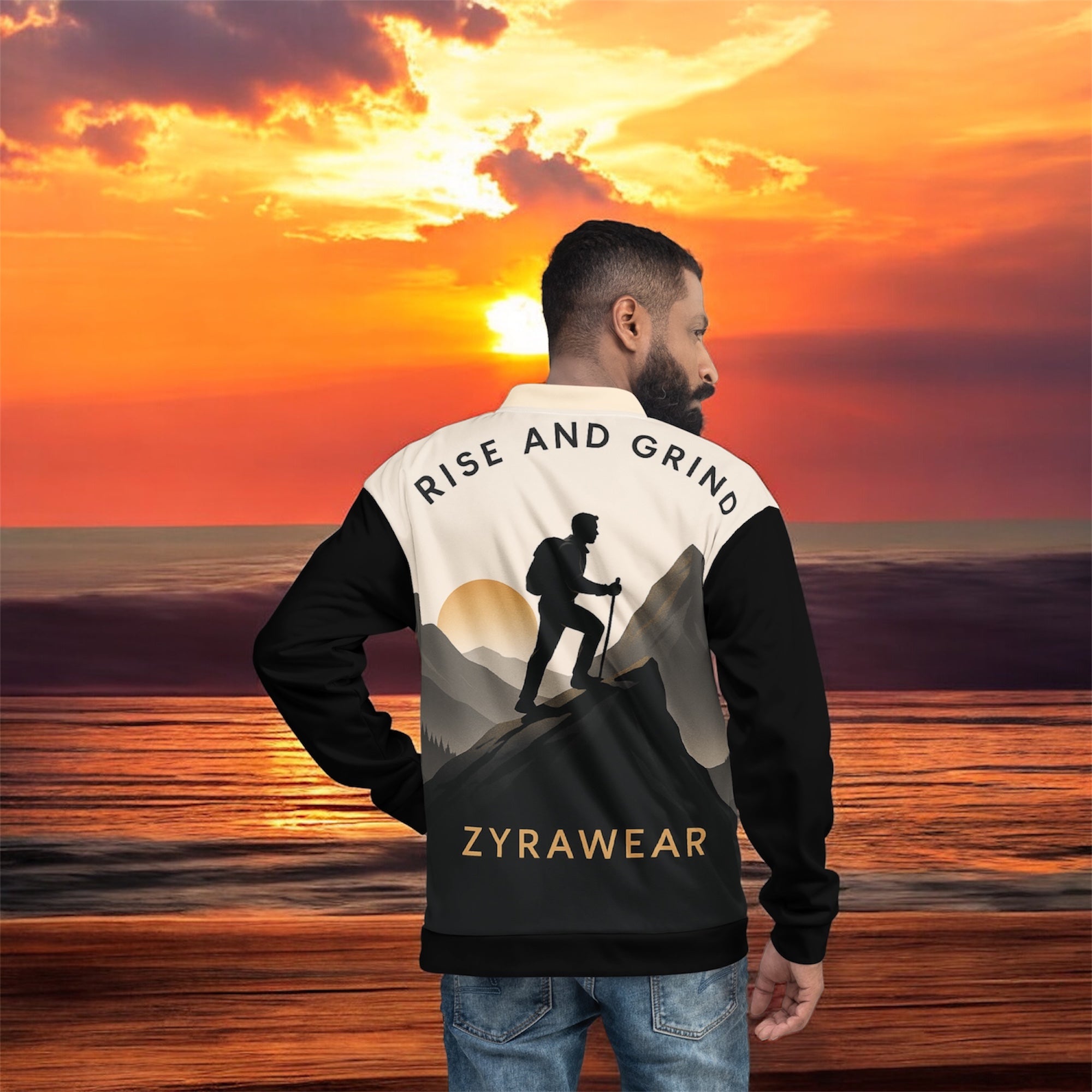 ZyraWear Premium All-Over Bomber Jacket — Limited Edition