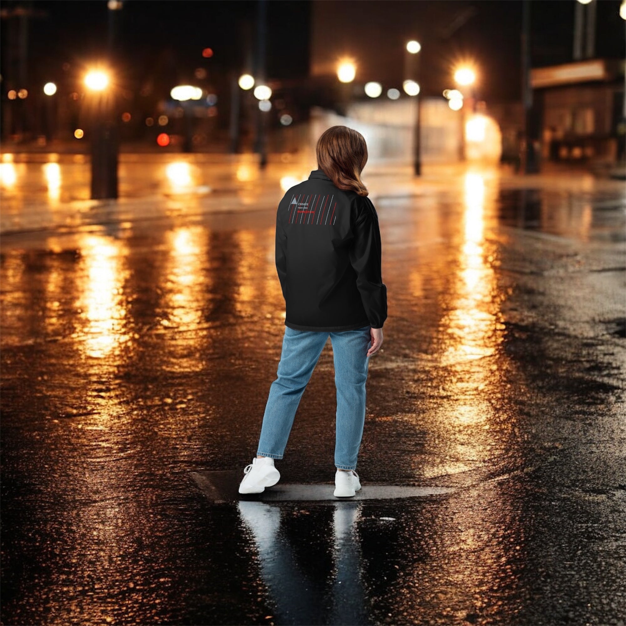 ZyraWear Unisex Windbreaker — Create Your Own Momentum Edition