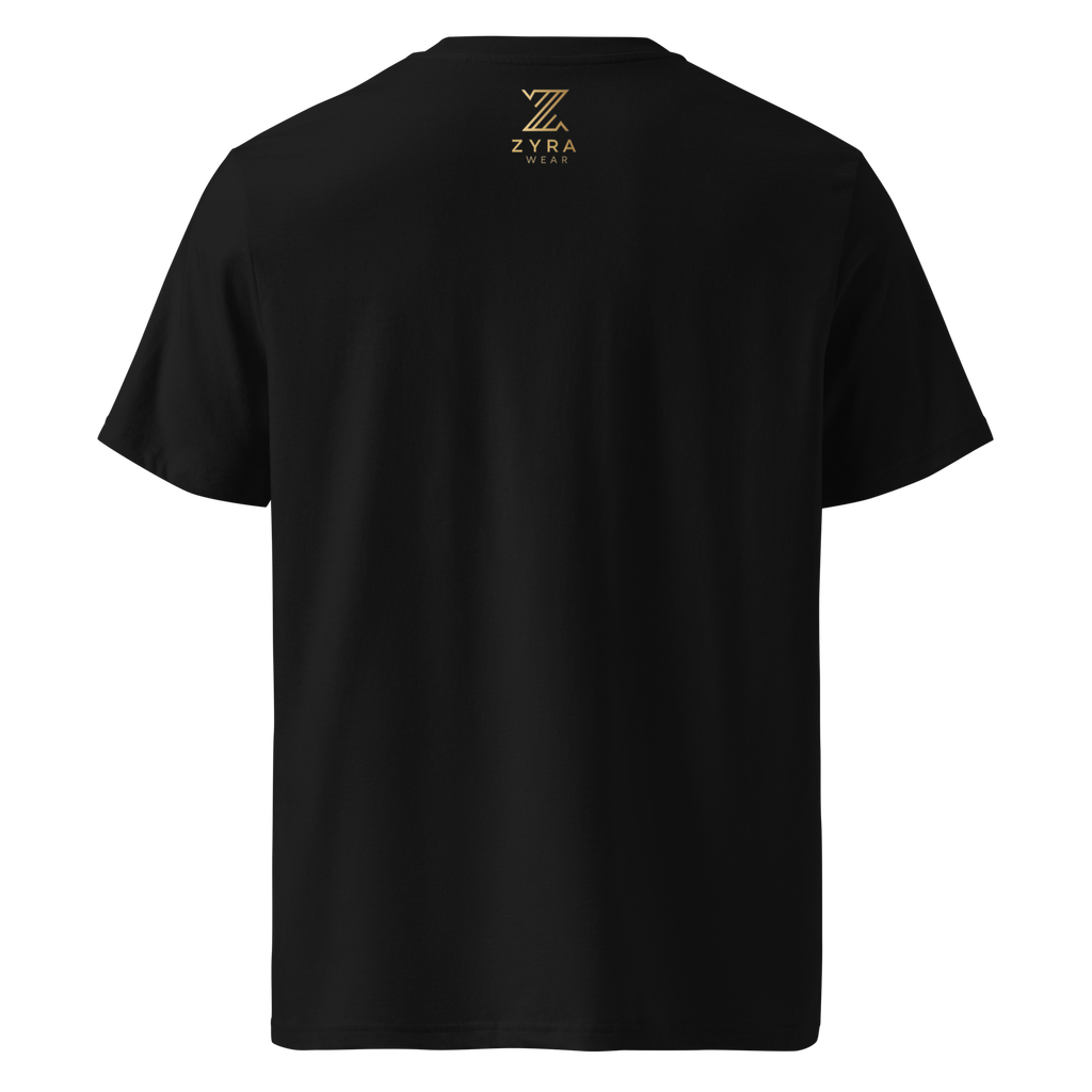 ZyraWear Premium Organic Tee – Gold Edition
