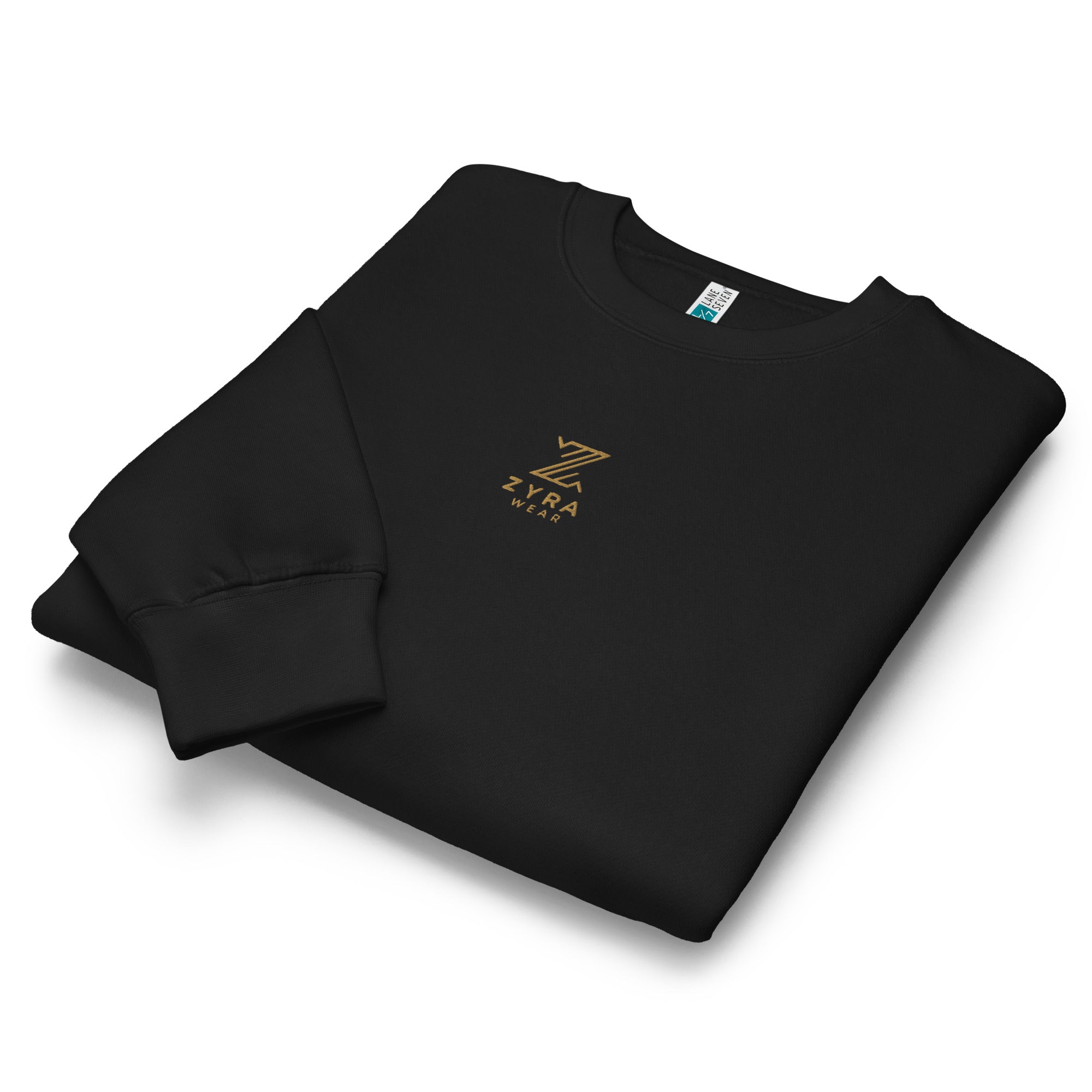 Sudadera Signature Black & Gold — Edición Bordada Premium