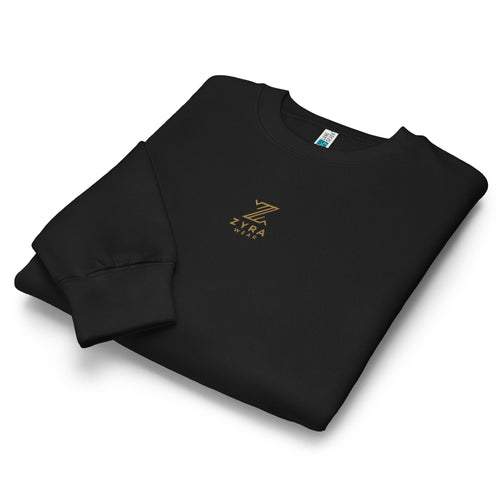 Sudadera Signature Black & Gold — Edición Bordada Premium